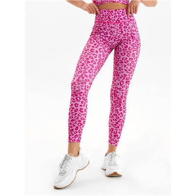 Легинсы спортивные женские MINAKU, розовые, размер 46
