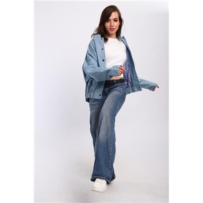 Женский бомбер 31953 (Голубой)