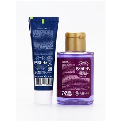 Новогодний подарочный набор косметики «Счастья до небес», гель для душа 110 мл и крем для рук 30 мл, URAL LAB