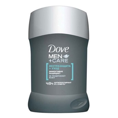Дезодорант-антиперспирант Стик DOVE Men Care ЭКСТРАЗАЩИТА И УХОД (CLEAN COMFORT) 50 мл