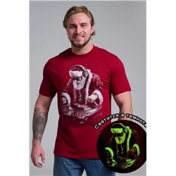 8581 футболка унисекс (Бордо_диско дедм)