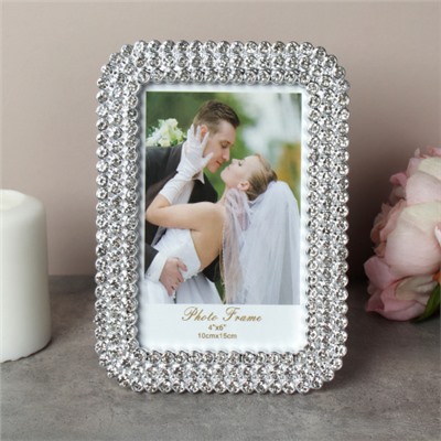 Фоторамка 10x15 стразы / CZ-ZQCA /уп 96/