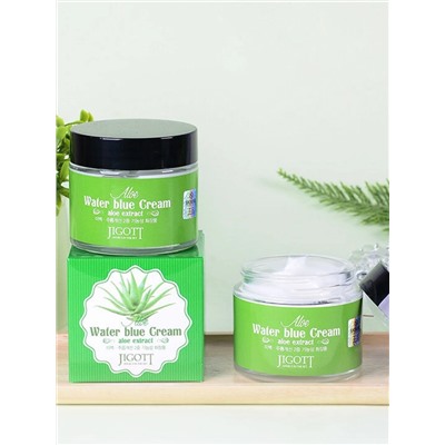 JIGOTT - КРЕМ ДЛЯ ЛИЦА УВЛАЖНЯЮЩИЙ С ЭКСТРАКТОМ АЛОЭ ALOE WATER BLUE CREAM, 70 ML