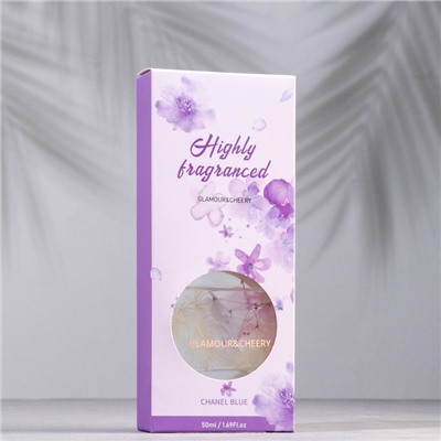 Диффузор ароматический с наполнением Natural, 50 мл, синий шанель