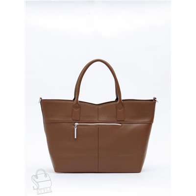 Сумка женская кожаная 1059C brown Polina&Eiterou
