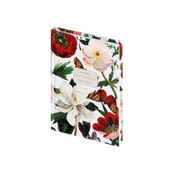 Престиж-блокнот А6  80л клетка "ФЛОРА/FLORA.ПИОНЫ" 3-80-005/58 Альт