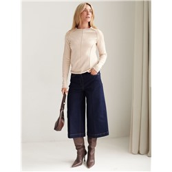 Джемпер тонкой вязки из хлопка с нейлоном