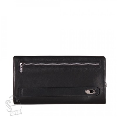 Клатч мужской кожаный 20937 black Pratero