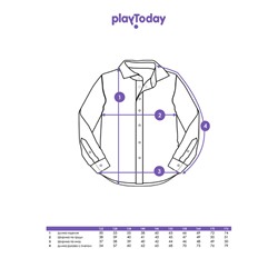 Рубашка текстильная для мальчиков (regular fit)