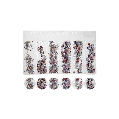 Nail Art Набор страз для ногтей, разноцветный KRISTALLER, 1107759
