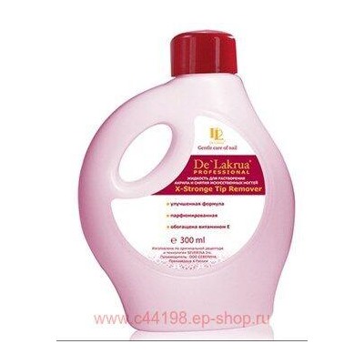 De'Lakrua Жидкость для снятия Акрила и искусственных ногтей X-Stronge Tip Remover 300 мл