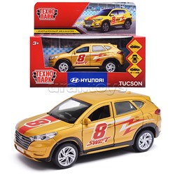 Машина металл Hyundai Tucson спорт длина 12 см, двери, багаж., инерционная