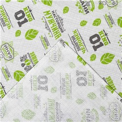 Полотенце для бани «Герой бани» 80×150 см, 100% хл, вафельное полотно