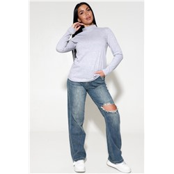 120 Водолазка женская (Серый меланж)