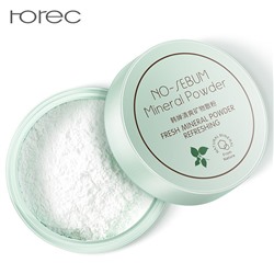 Пудра минеральная матирующая для лица Rorec