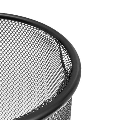 УЦЕНКА Корзина для бумаг, 10 л, металлическая сетка, серая