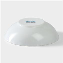 Тарелка глубокая Avvir «Винтаж», 650 мл, 17.5×5.5 см, стеклокерамика, белая