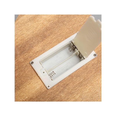 Светодиодная фигура «Ёлка» 30×33×6.5 см, дерево, батарейки АААх2 (не в комплекте), свечение тёплое белое