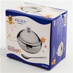 210-1 Сахарница  (460 мл. с ложкой нерж) (24) - АКЦИЯ