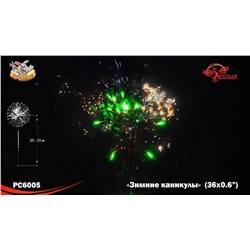 Фейерверк РС6005 Зимние каникулы (0,6" х 36)