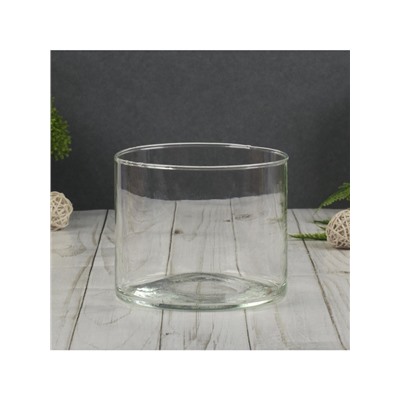 Ваза «Иберетта-100», 800 мл, 10×12 см, стекло, прозрачная