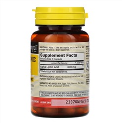 Mason Natural, Alpha-Lipoic Acid, 600 mg, 30 Capsules