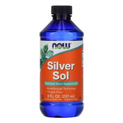 Now Foods, Silver Sol, серебряная вода, 237 мл (8 жидк. унций)