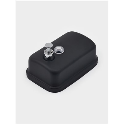 Диспенсер для жидкого мыла Stölz, механический, 500 мл, нержавеющая сталь, чёрный