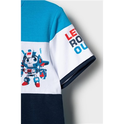 Фуфайка трикотажная для мальчиков (футболка) PLAYTODAY, 1243127