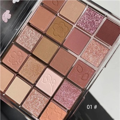 DIKALU Тени для век Cherry Blossom 20 цветов тон 01