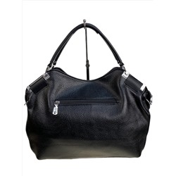 Женская сумка из искусственной кожи, цвет черный