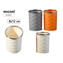 Стакан для канц. принадлежностей 8х12 см ассорти M-9337 Mazari