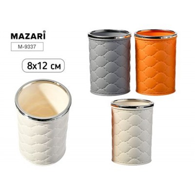 Стакан для канц. принадлежностей 8х12 см ассорти M-9337 Mazari