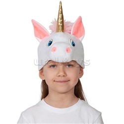 Головной убор швейный "Шапка детская "Лошадка Единорожка" р. 52-54