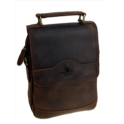 Сумка мужская из натуральной кожи, цвет коричневый
