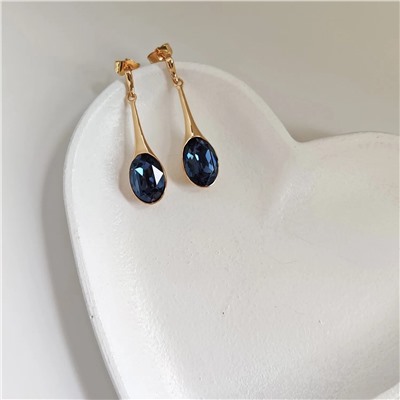 Серьги с кристаллами Swarovski