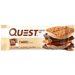 Quest Nutrition, Протеиновый батончик «Печенье с зефиром», 12 батончиков, 60 г (2,12 унции) каждый