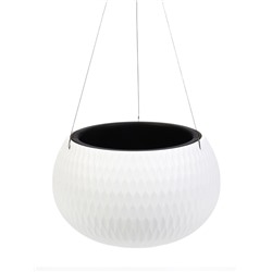 УЦЕНКА Кашпо «Жемчужина» 7 л подвесное, белый