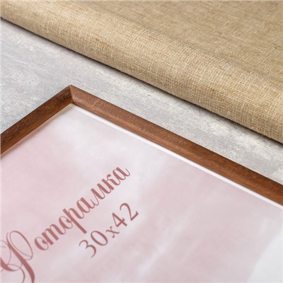 Фоторамка для фото 30×42 см Samoa, сосна, (пластиковый экран), орех