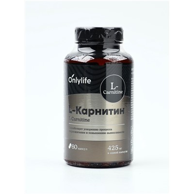 L - карнитин жиросжигатель спортивный, для похудения, 60 капсул