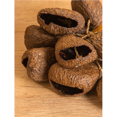 Сувенирный музыкальный инструмент «Маракас с орехами фруктового дерева», 12×12×23 см