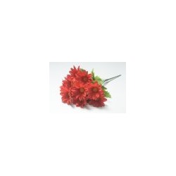 Искусственные цветы, Ветка в букете гербера 11 голов (1010237) микс