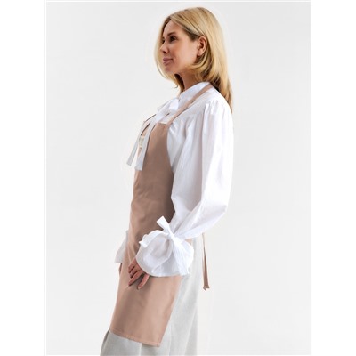 Фартук «Этель» Kitchen, 60×70 см, бежевый, 100% хлопок, саржа 220 г/м²