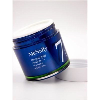 MCNALLY - КРЕМ ДЛЯ ЛИЦА С АЗУЛЕНОМ И ЭКСТРАКТОМ ЦЕНТЕЛЛЫ DERMATOLOGY AZULENE 7+ CICA CREAM, 50 МЛ