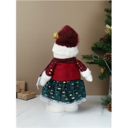 Новогоднее украшение Снеговик на телескопических ножках 37/80 см / SH057-2 /уп 72/