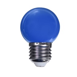 Лампа светодиодная Luazon Lighting, G45, Е27, 1.5 Вт, для белт-лайта, набор 20 штук, свечение мульти