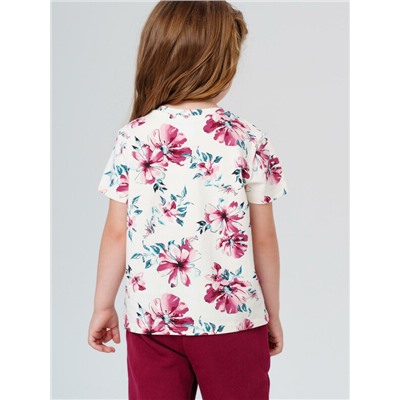 Фуфайка трикотажная для девочек (футболка)