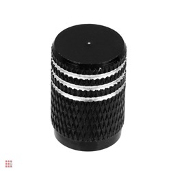 NG Набор заглушек ниппеля 4шт. алюминиевый, универсальный, черный