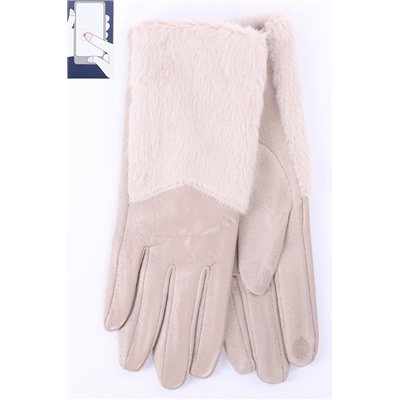 Перчатки жен. LuMeiJia  A-3 мех/сенсор