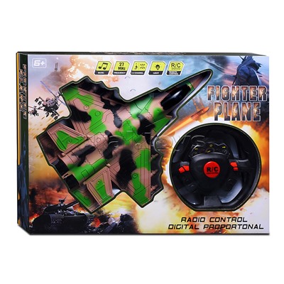 Самолет "Военный истребитель" р/у, 27 MHz, в коробке